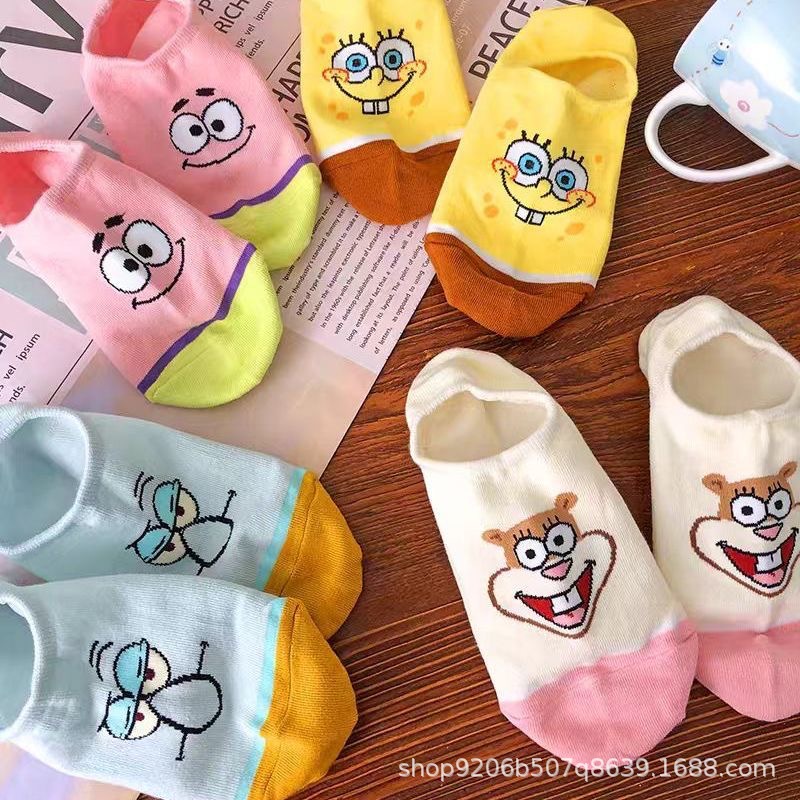 Invisibility Sock Loafer - 4 пары модных милых носков-лоферов с