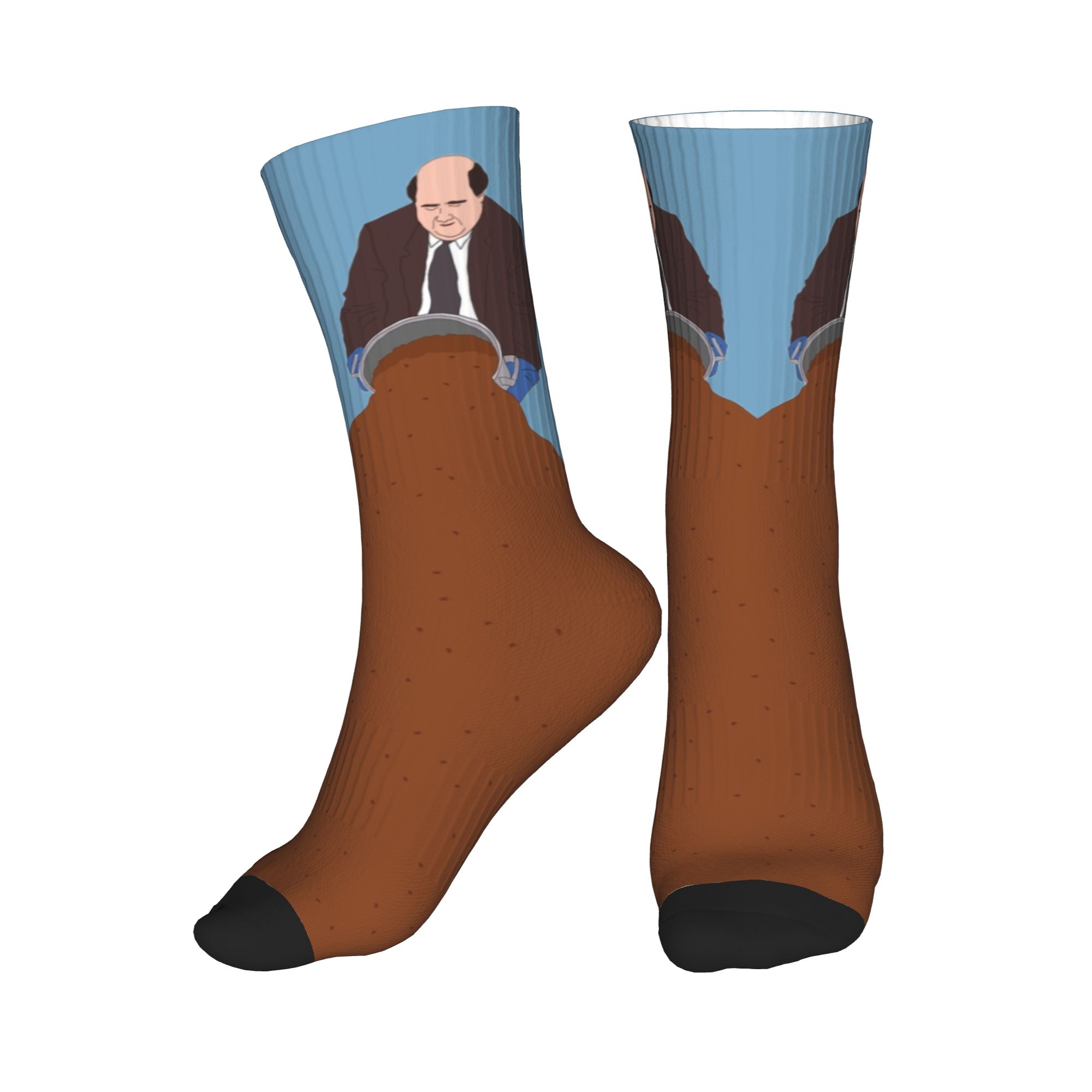 Dress Sock Men - Мужские носки с 3D-принтом «Знаменитое чили
