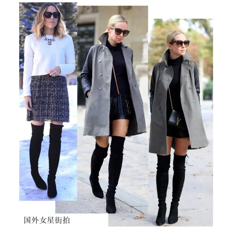 Новые женские сапоги до колена – обзор и цена Knee High Sock Women